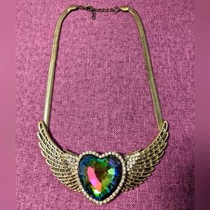 Winged Heart Necklace